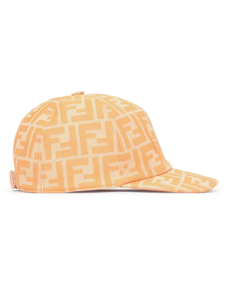 Fendi Boys' Baseball Fendi Roma Albicocca Cappelli Hat Orange