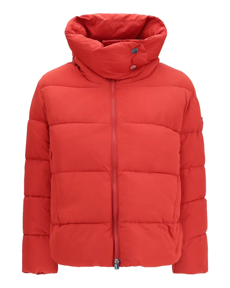 Pinko Women Down Jacket Giza Rio Red Outer: Nylon Puffer Red