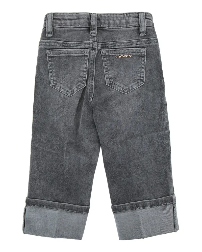 Twin-Set Risvolto Jeans — Gray Gray