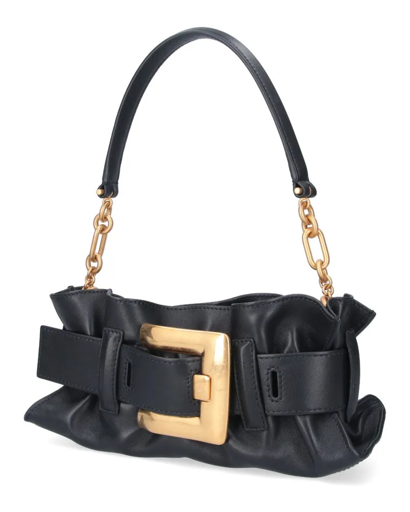 Balmain Women's Bags Black Calf Leather Black
