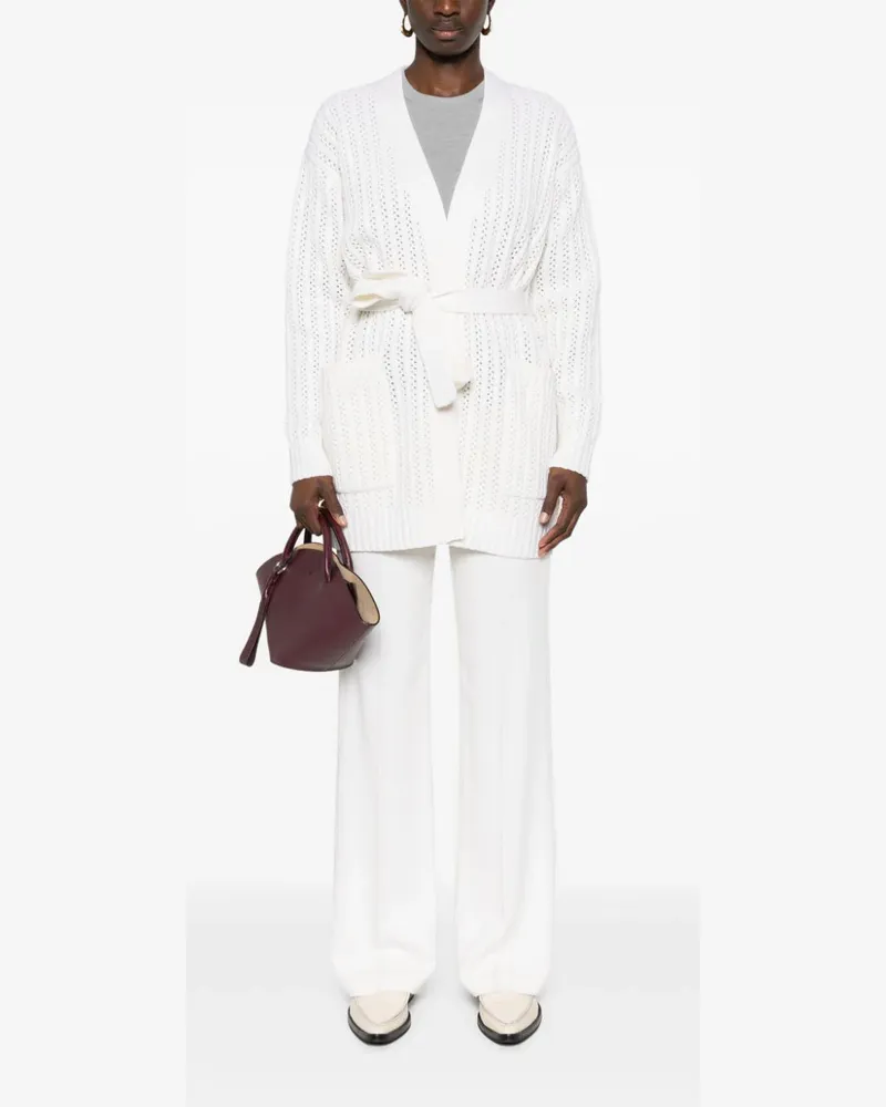 Max Mara Balzac Cardigan — White White