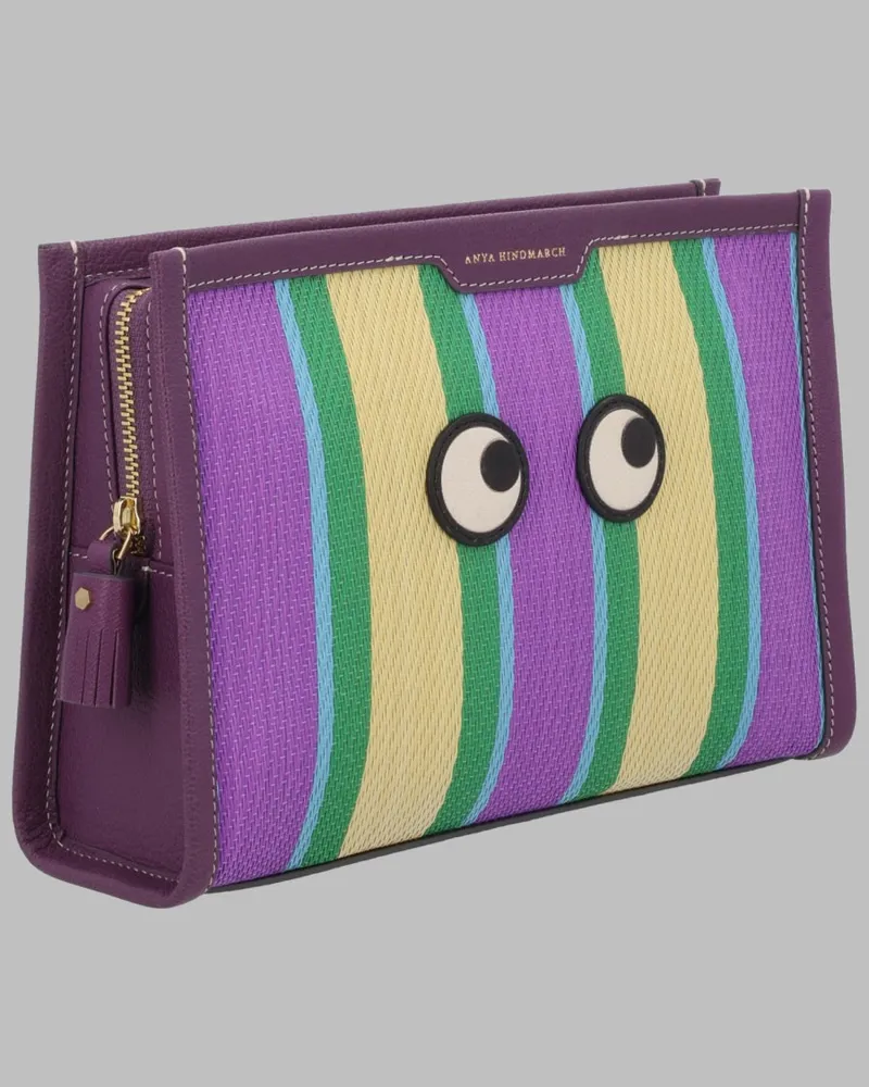 Anya Hindmarch Women's Mesh Pouch Multicolour Recycled Clutch Bags Multicolor
