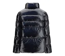 Women's Glossy Quilted Puffer Jacket Nero Limousine Down Coat