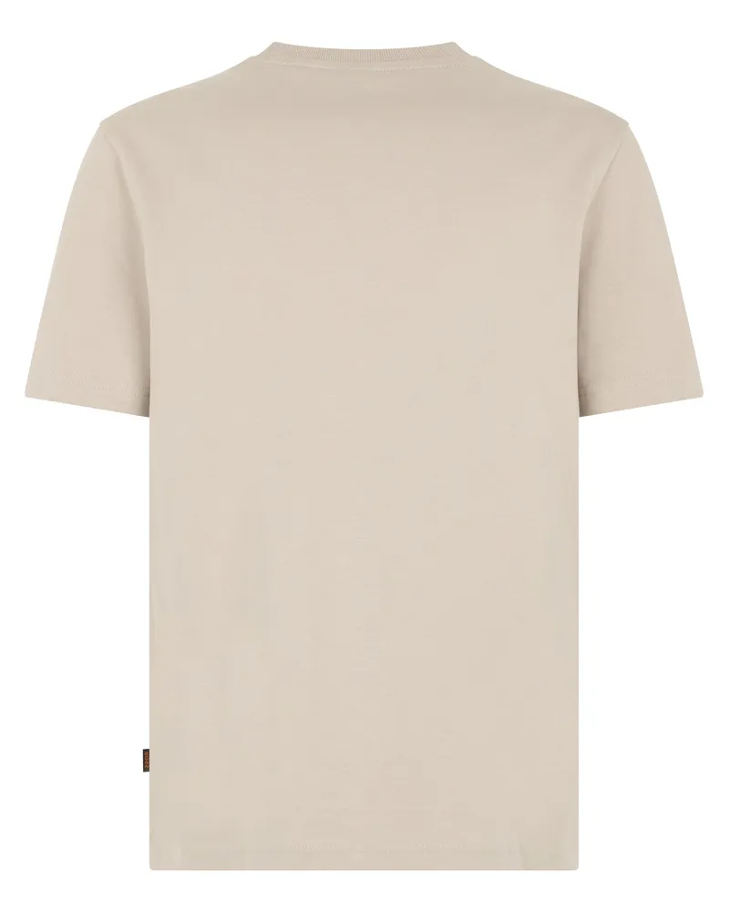 HUGO BOSS Men T-Shirt Cotton Beige T-Shirts And Polos Beige