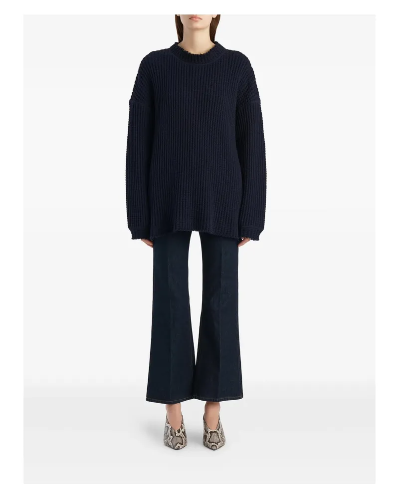 KHAITE Women's Jean Clara En Denim Blue Blue