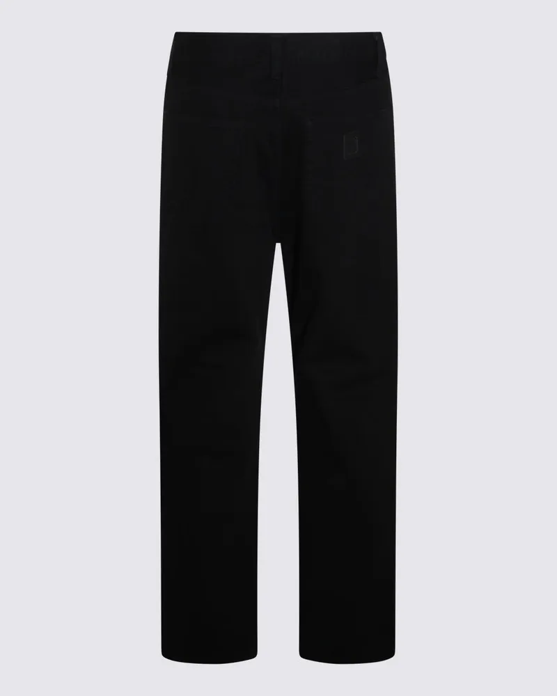 Carhartt WIP Men's Trousers Black Rinsed Black