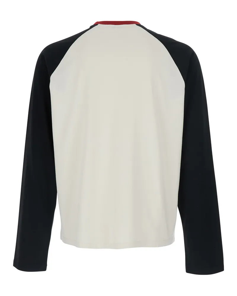 Versace Men's Long-Sleeve T-Shirt Multicolour Cotton T-Shirts And Polos Multicolor