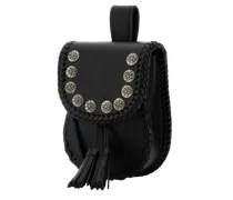 Women's Black Leather Crossbody Bag Nero Vitello Borse A Tracolla