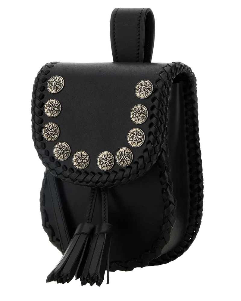 Prada Women's Black Leather Crossbody Bag Nero Vitello Borse A Tracolla Black
