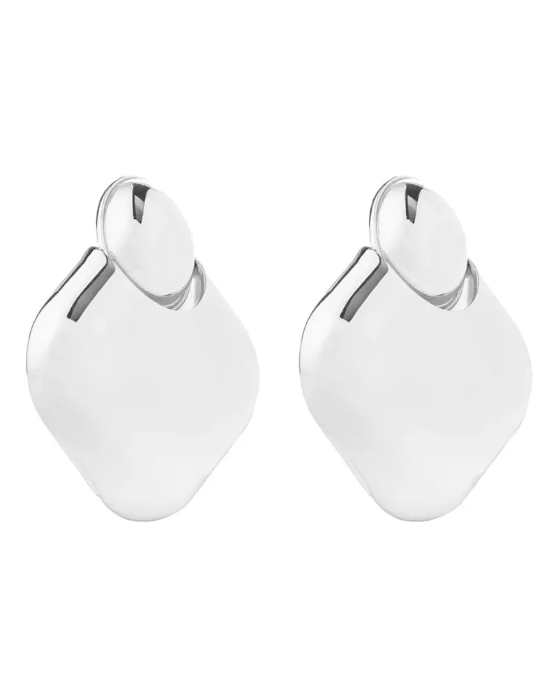 Federica Tosi Women's Earrings Lily Metallic Silver