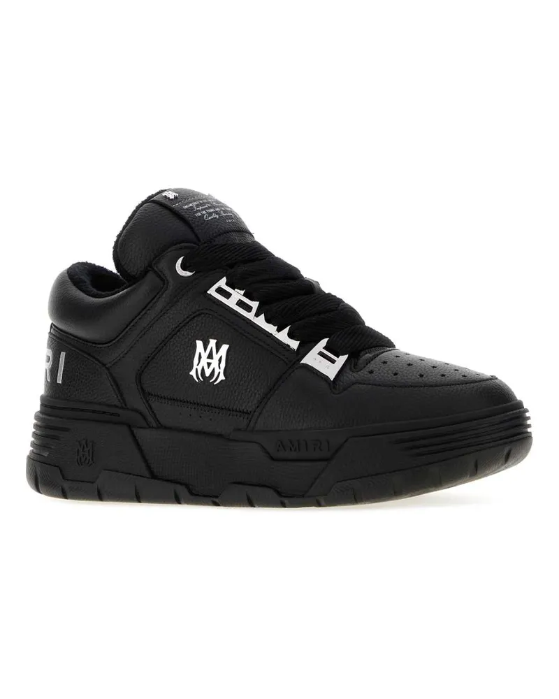 Amiri Men's Black Leather Ma-1 Sneakers Black