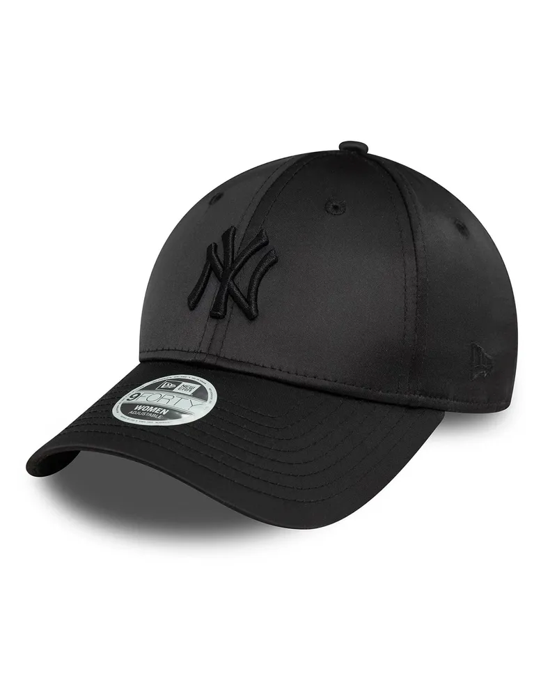 New Era Men's Baseball Cap 9forty Satin Black Crown Hat Black