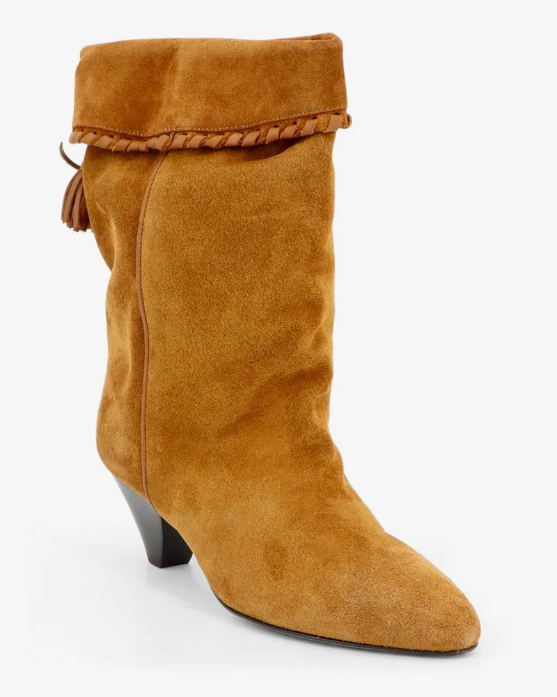 Isabel Marant Women's Boots Dalby Suede Brown Brown