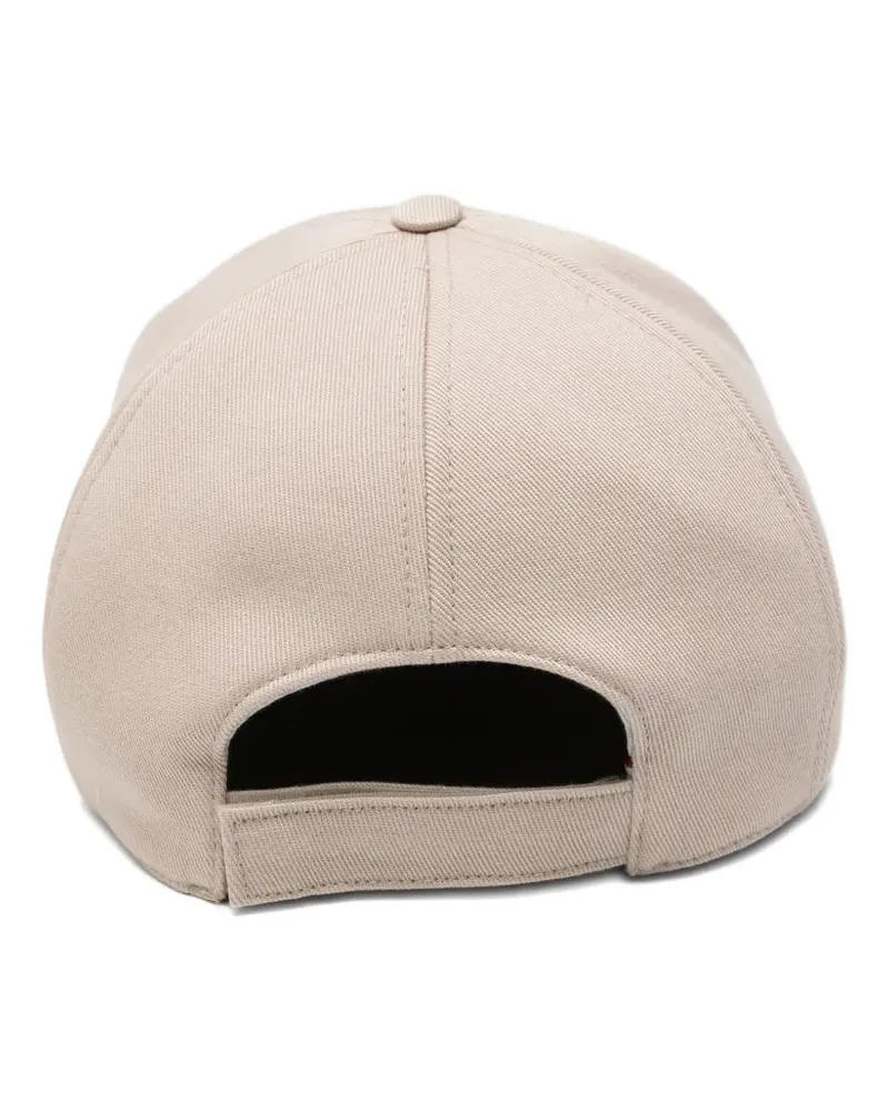 Eleventy Men's Two-Tone Baseball Cap Ss26 M Beige