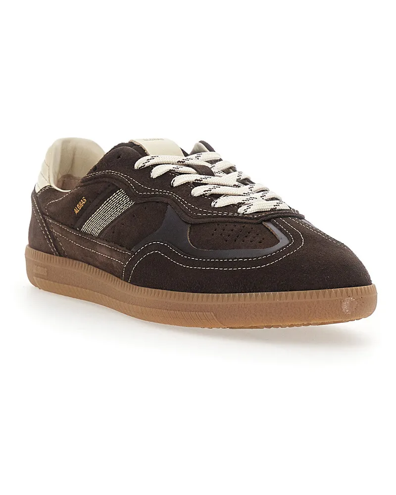 Alohas Men's Sneakers Tb.490 Rife Brown Leather Trainers Brown