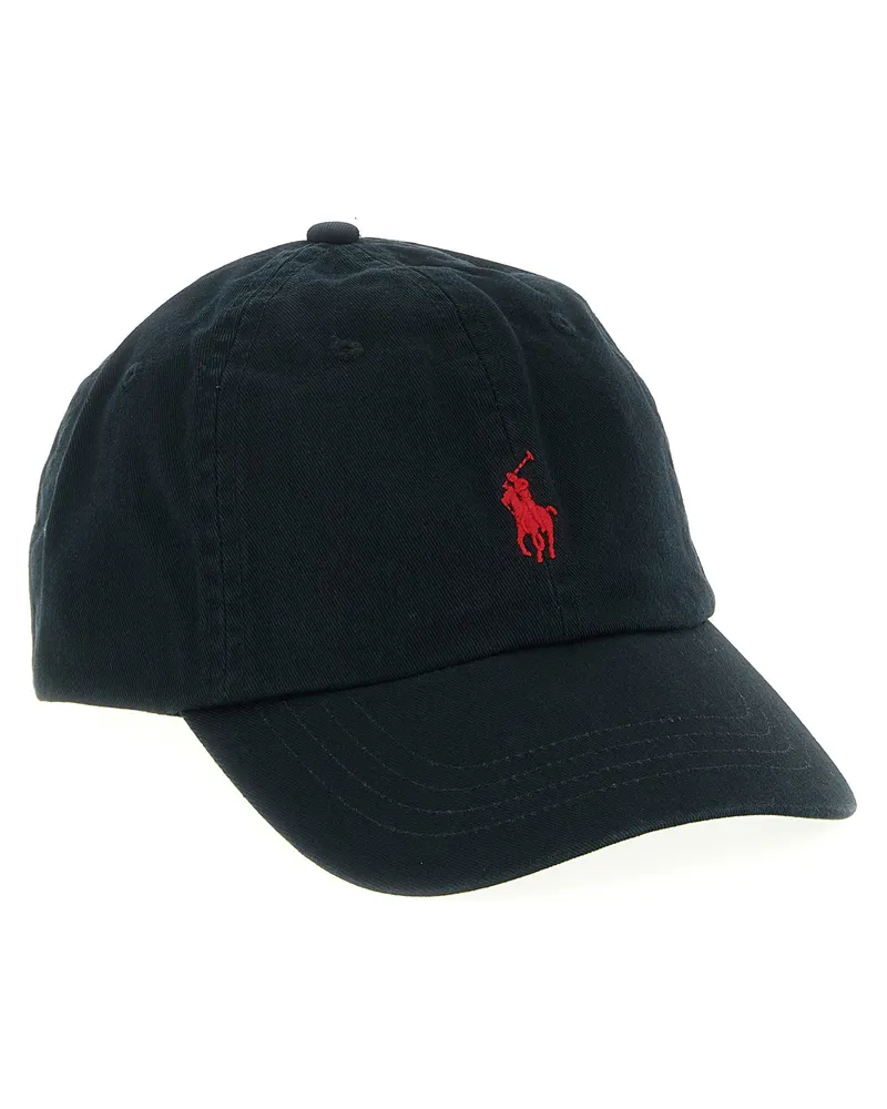 Ralph Lauren Logo-Embroidered Baseball Cap — Navy Navy