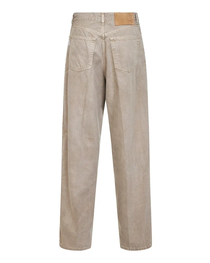Haikure Women's Boyfriend Jeans Bethany White Cotton-Linen White