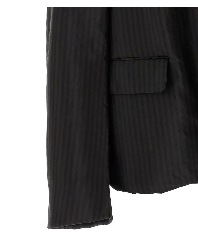 Dries van Noten Blursy Blazer — Black Black