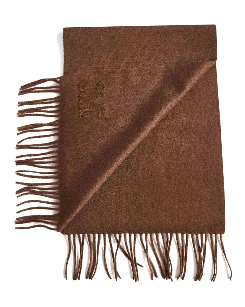 Max Mara Women's Cashmere Stole Wsdalia Grey Scarf Scarfs Brown