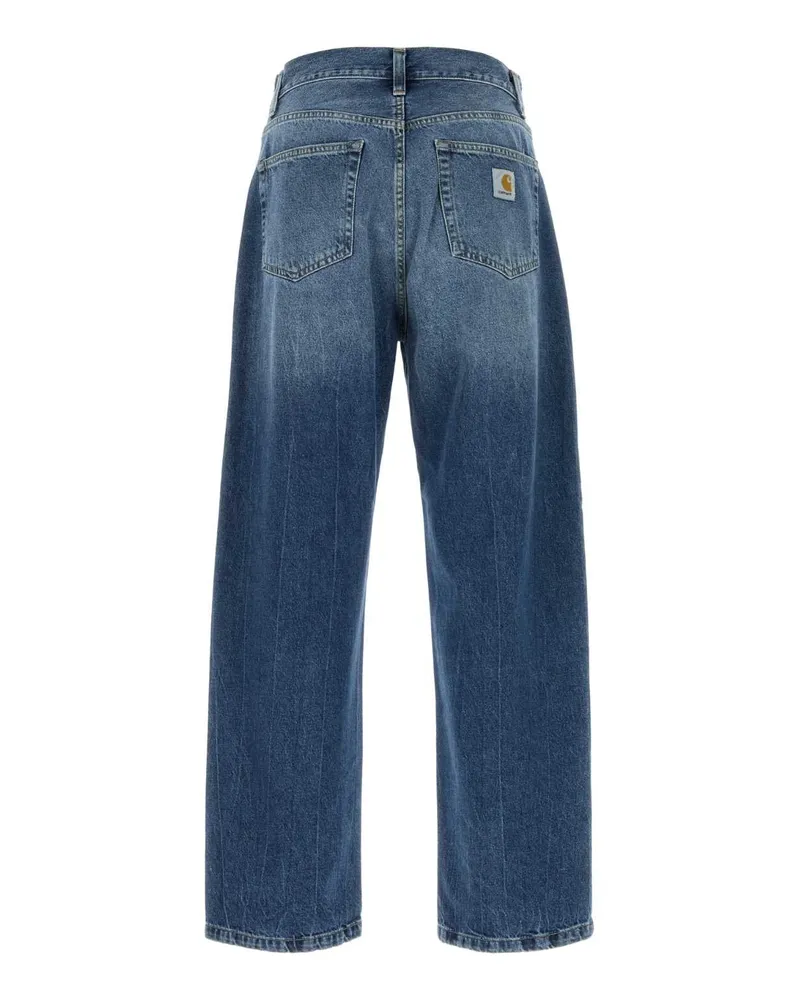 Carhartt WIP Men's Denim Landon Jeans Blue Exterior: Cotton Pantaloni Trousers Blue