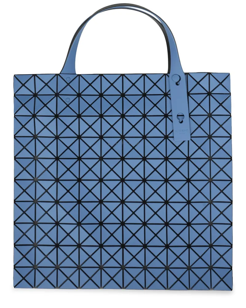 Issey Miyake Women's Tote Bag Prism Frost Blue Polyester Handbags Hand Blue