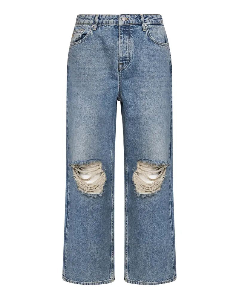 REPRESENT Ripped and Distressed Jeans — Blue Blue