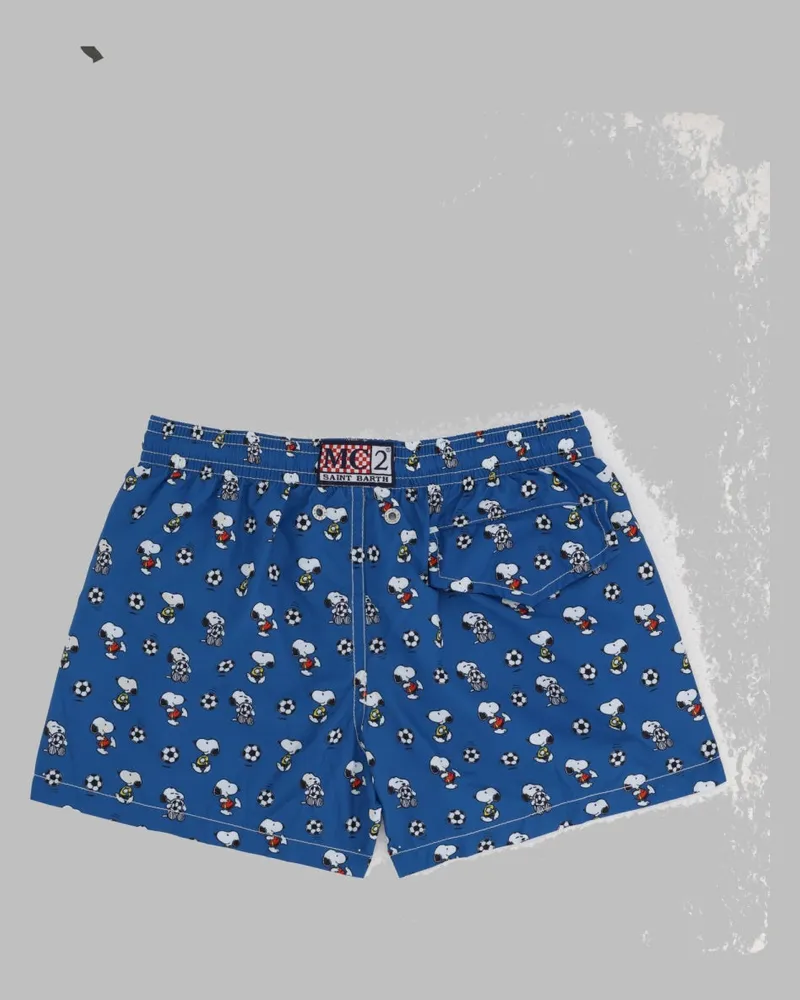 MC2 Saint Barth Snoopy Relax Swim Shorts — Blue Blue