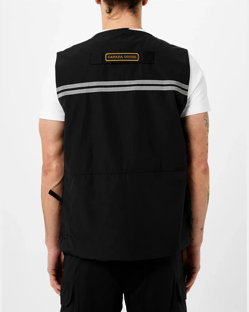 Canada Goose Men's Canmore Logo Vest Black Clothing > Coats & Jackets Black