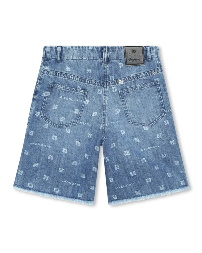 Givenchy 100% Cotton Denim Bermudas — Denim Denim