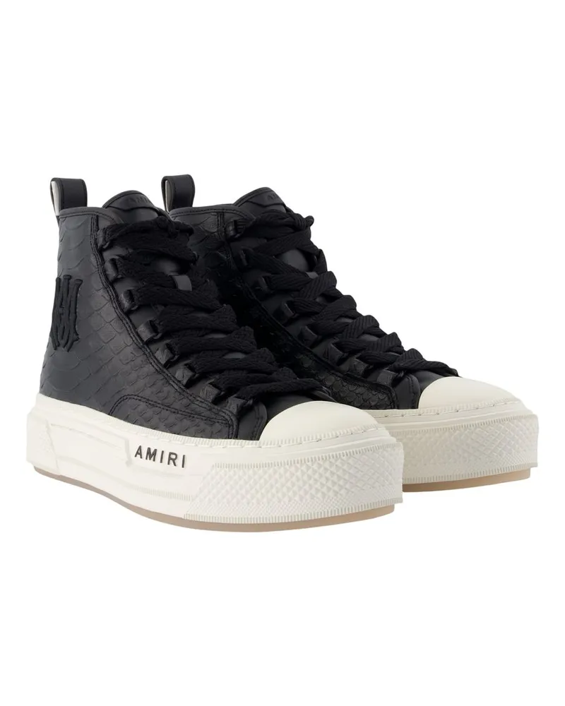 Amiri Ma Court High-Top Sneaker — Black 
