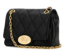 Women's Strand Shoulder Bag Black Calf