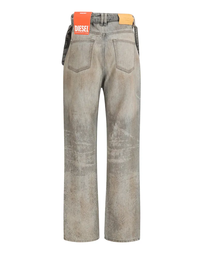 Diesel Women's Slim-Fit Jeans 02 Cotton Gray