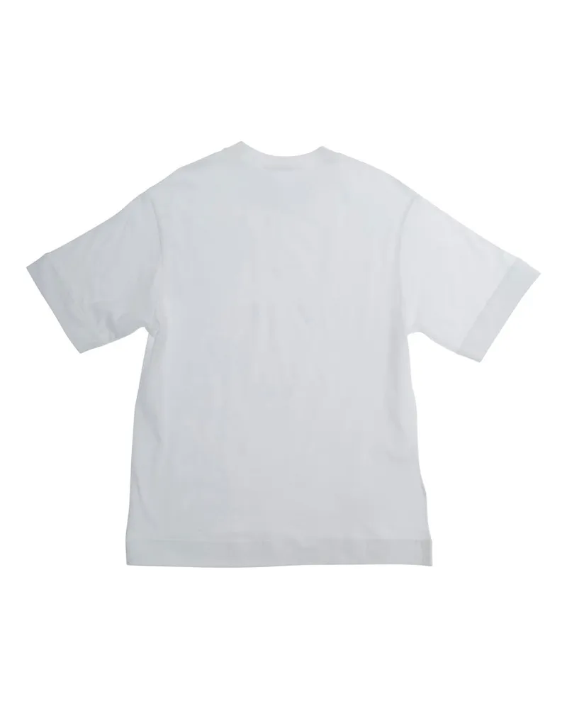 Marni Logo-Lettered Cotton T-Shirt — White White