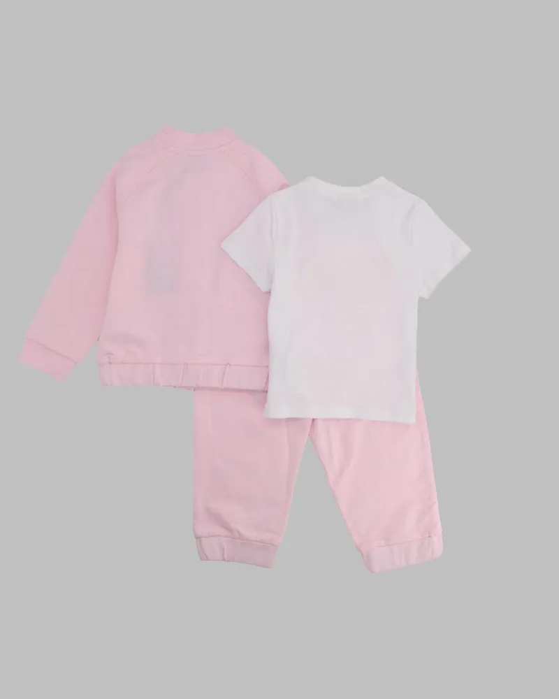 HUGO BOSS Monogram Logo Cotton-Blend Tracksuit and T-Shirt Set Multicolour