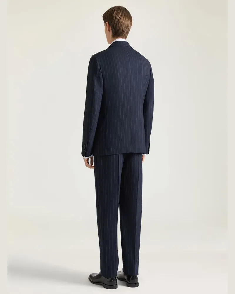 Givenchy Pinstriped Trousers — Navy Navy