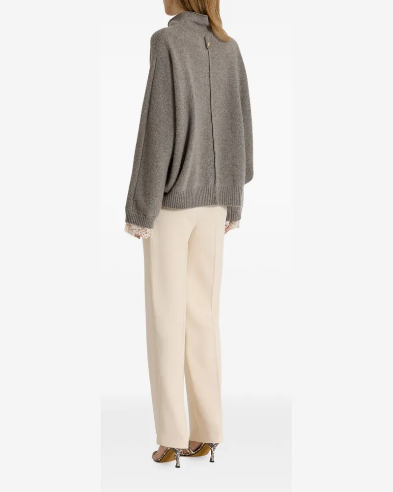 032c Cashmere Turtleneck Sweater — Gray Gray