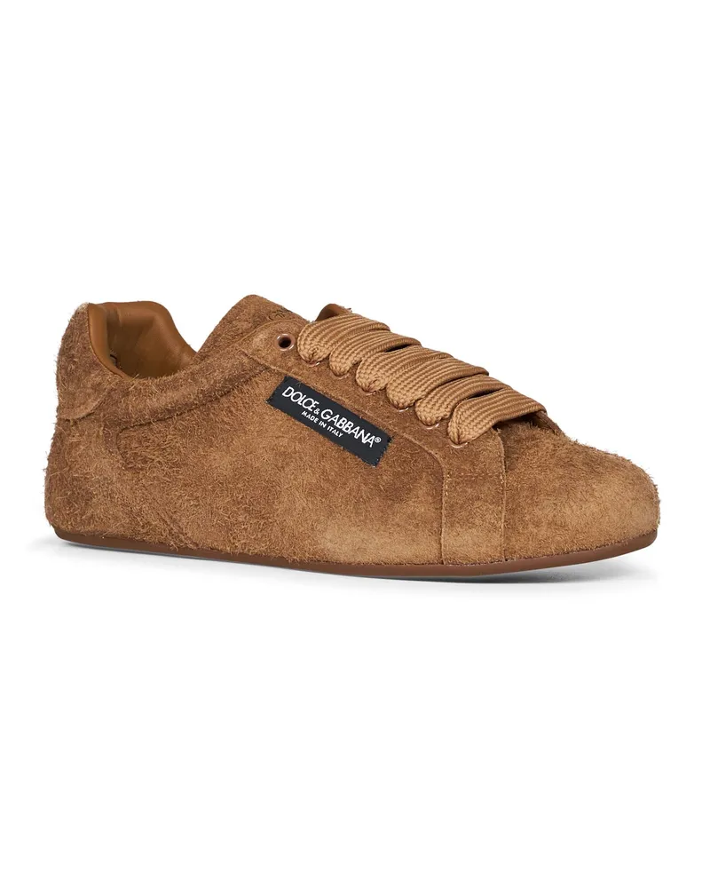 Dolce & Gabbana Portofino Sneaker — Brown Brown