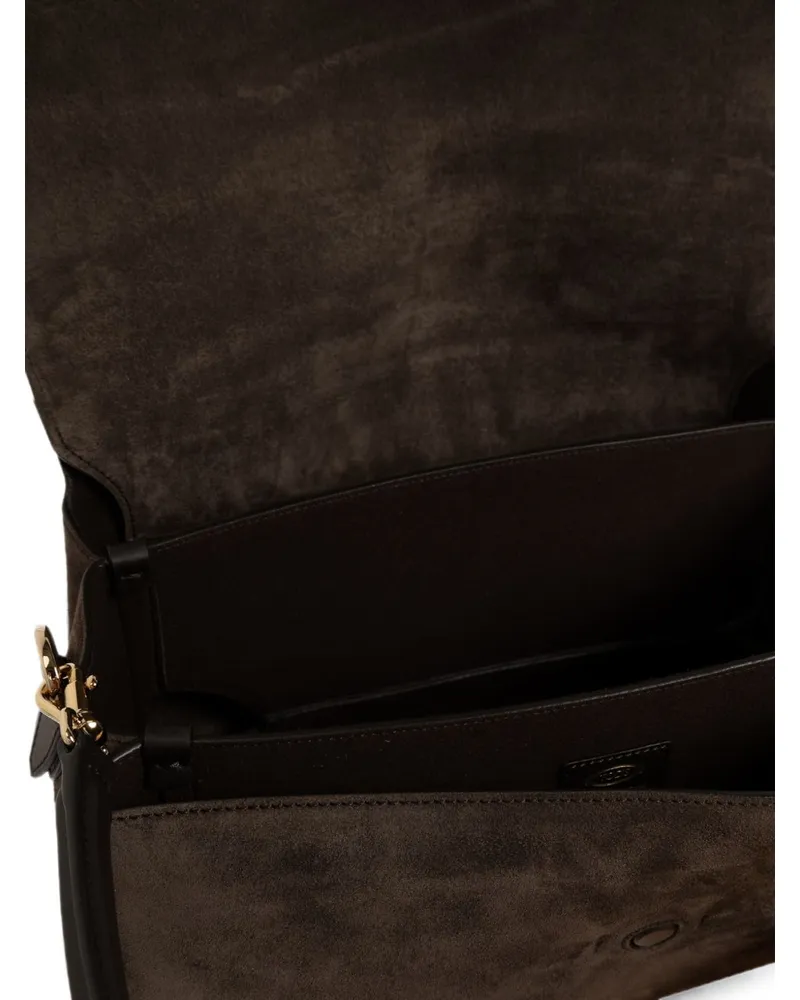 TOD'S T Timeless Shoulder Bag — Brown Brown