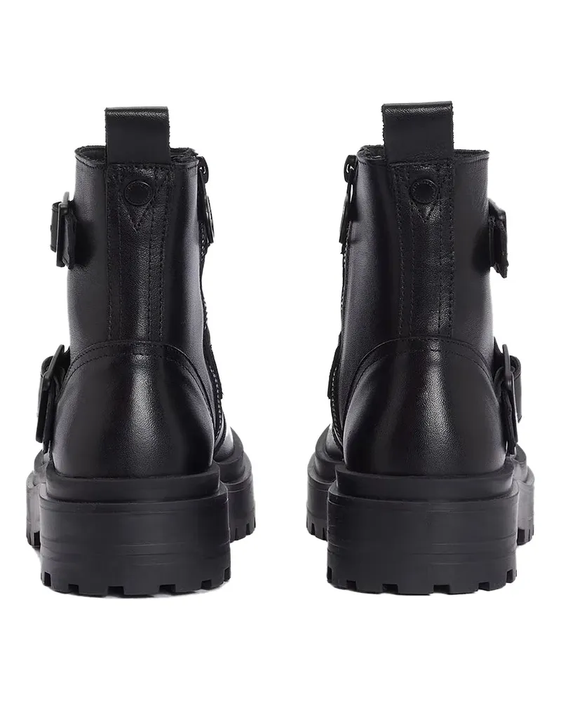 Barbour Women's Tasmin Double-Buckle Chelsea Boots Black Shoes Black