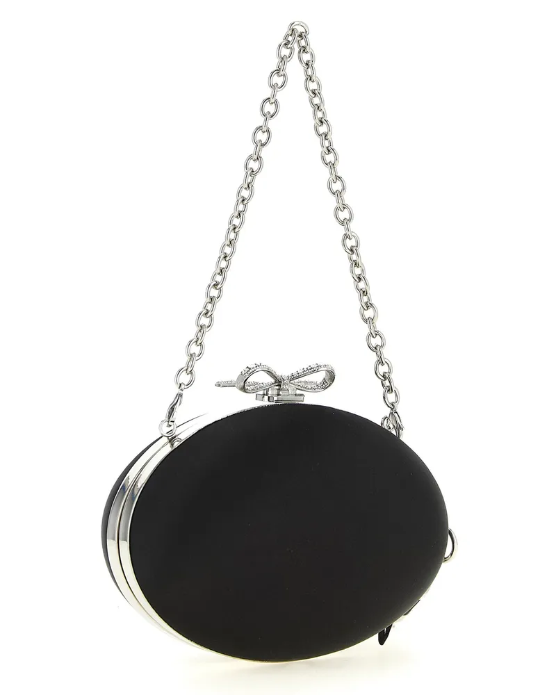 Self-Portrait Clutch — Black Black