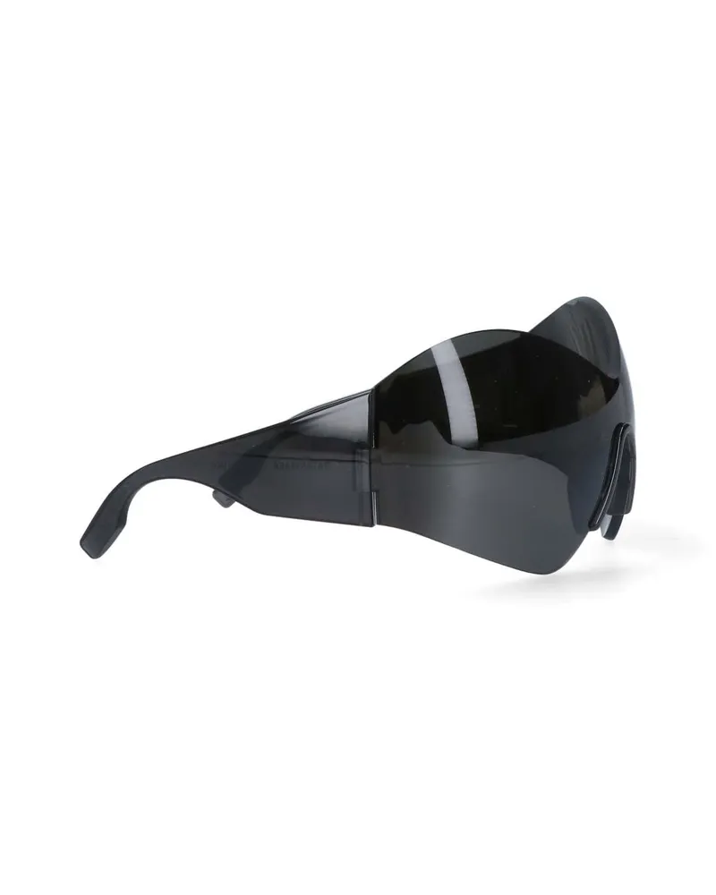 Balenciaga Women's Sunglasses Black Polyamide Black