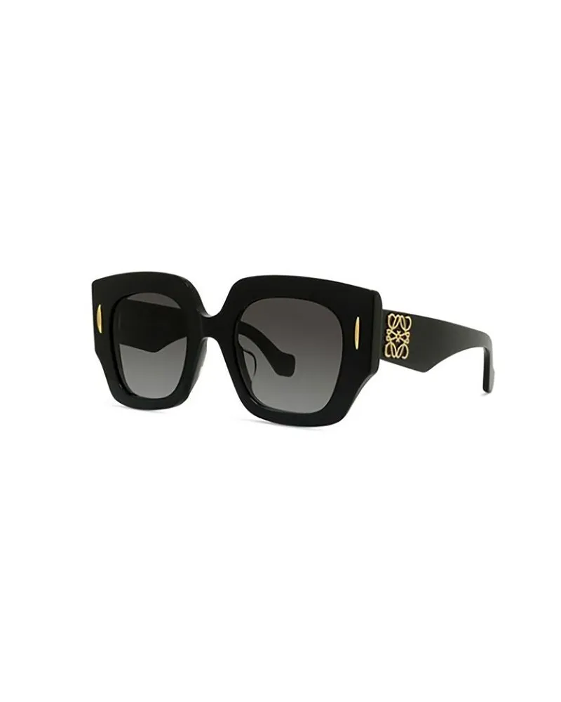 Loewe Unisex Sunglasses Black Acetate Black