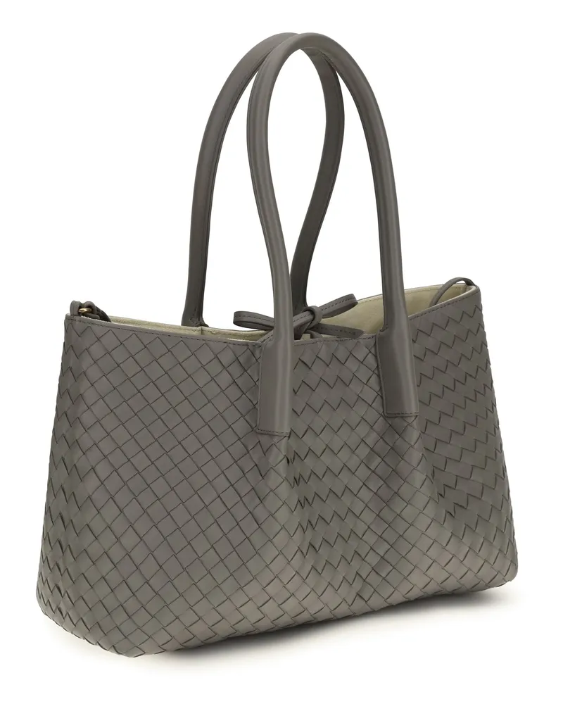 Bottega Veneta Women's Tote Bag Pinacoteca Basalt Calfskin Basalt-Sour-M Brass Calf Leather Shoulder Basalt/sour-m Gray