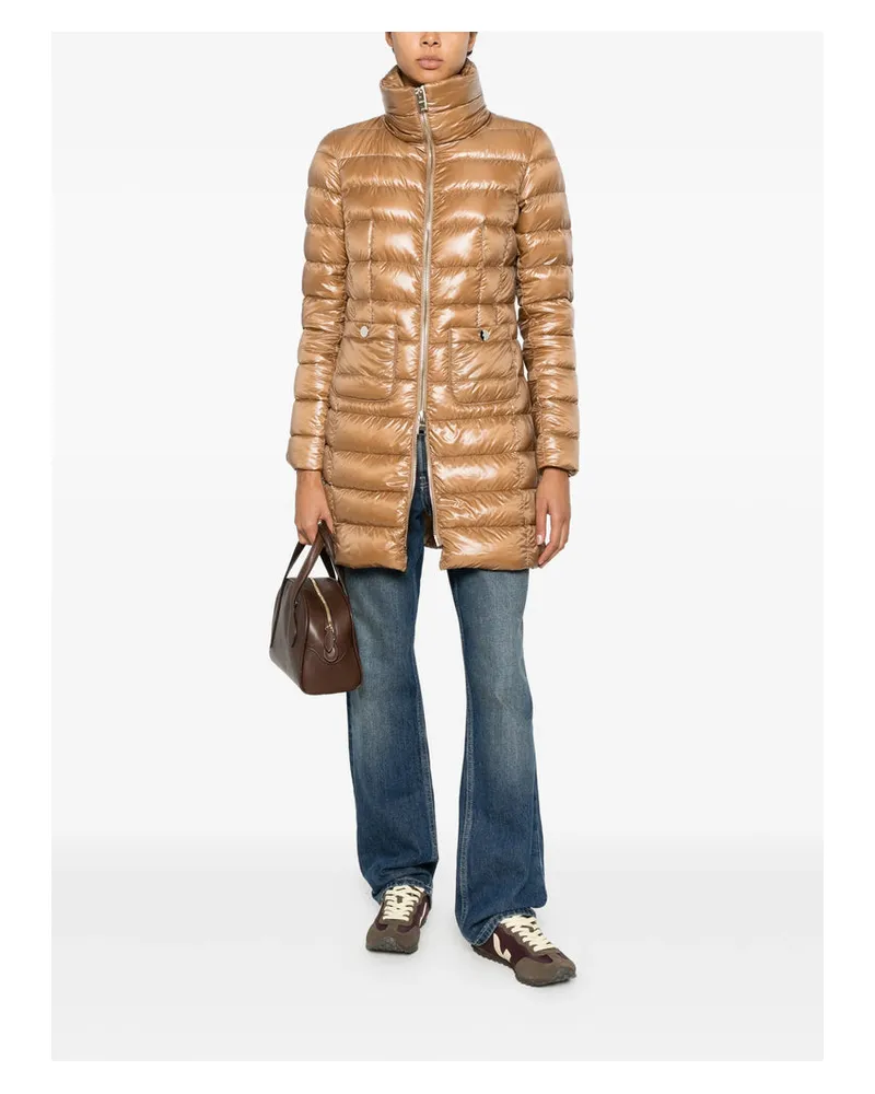 Herno Quilted Down Down Jacket — Beige Beige