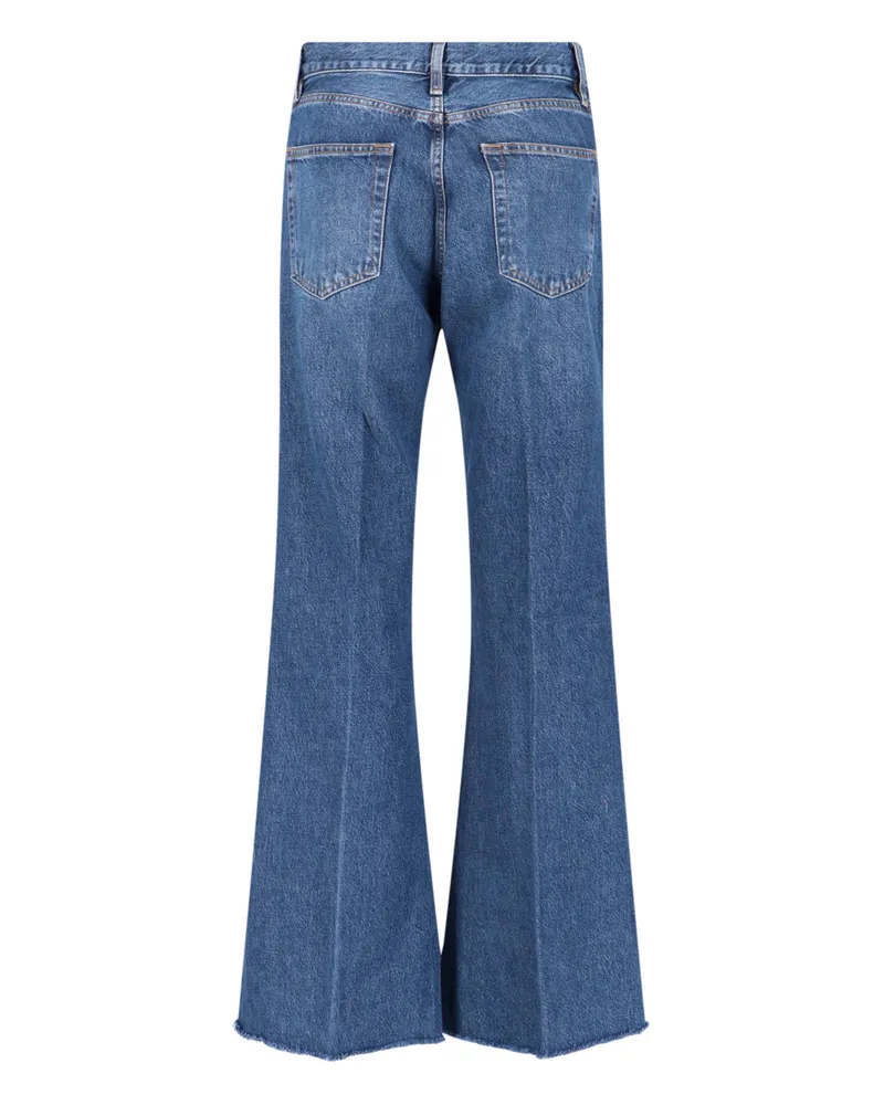 Frame Denim Women's Jeans Blue Cotton Blue