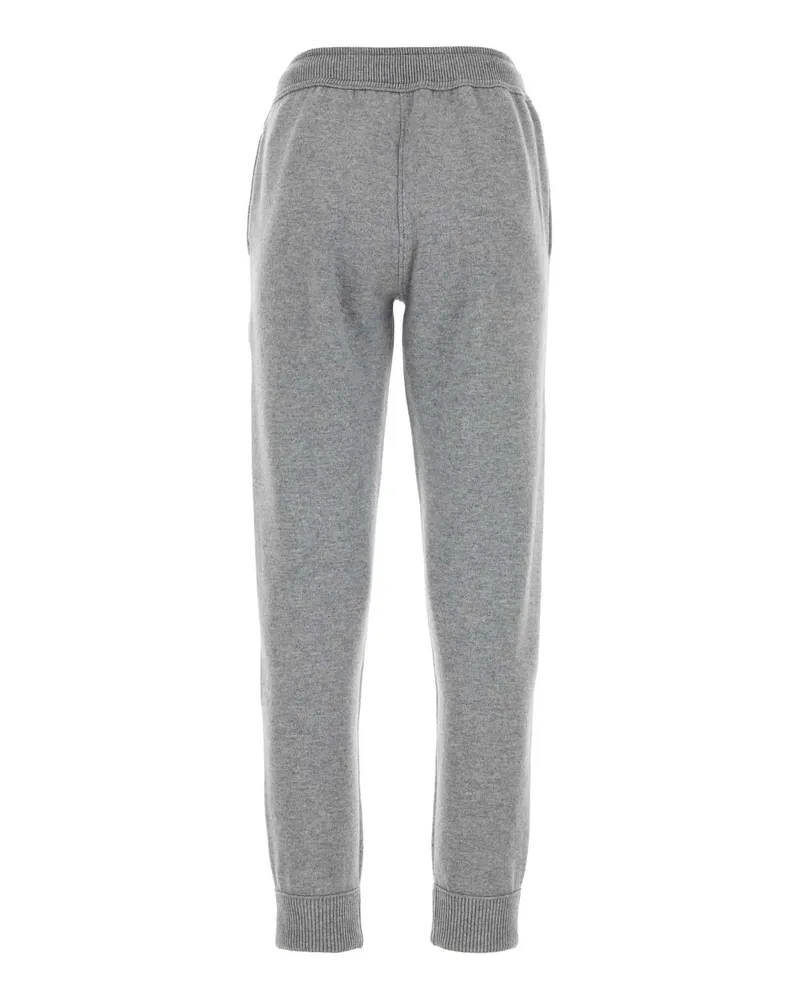 Bottega Veneta 792003v33n0 8531 Lightgreymelange Exterior: Cashmere Pantaloni Trousers Gray