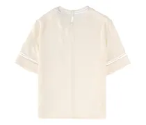 Transparent Details T-Shirt — Ivory