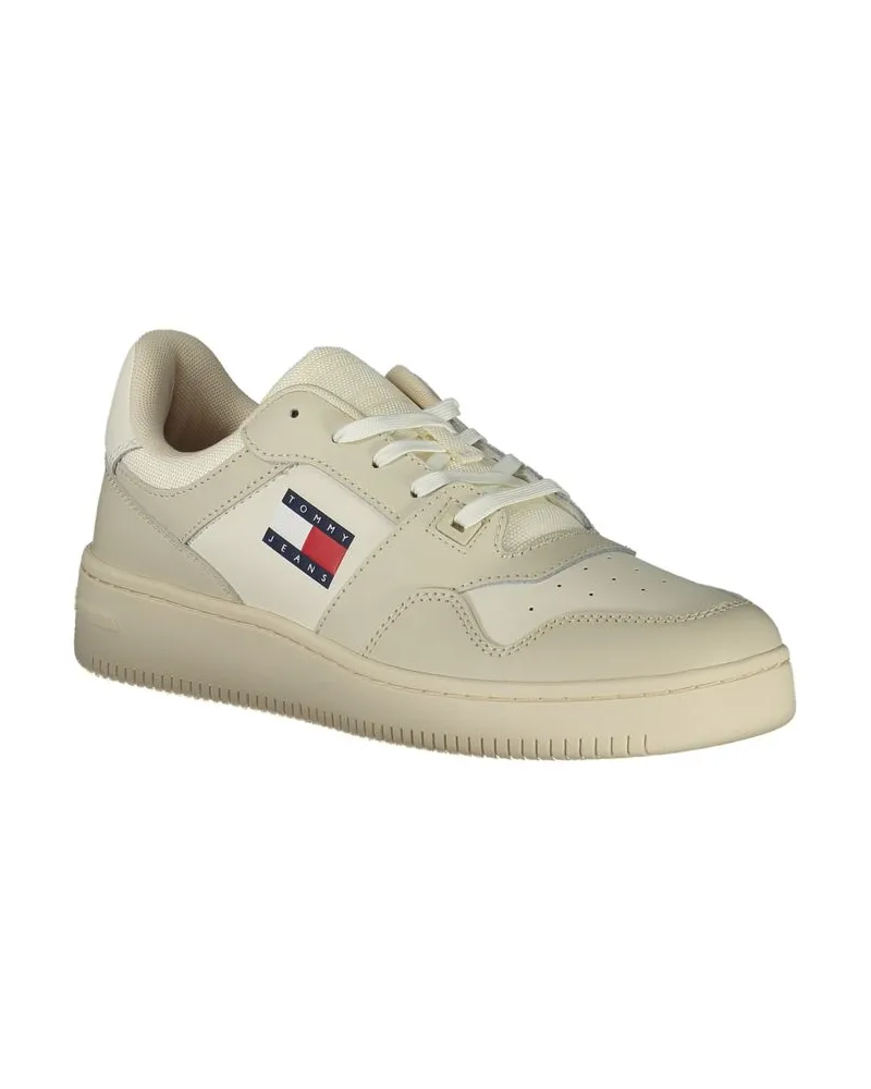Tommy Hilfiger Logo-Embellished Sneakers — Beige Beige