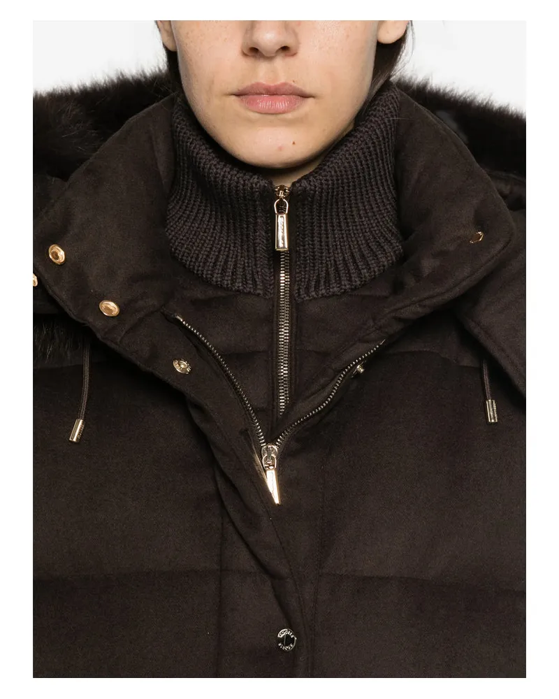 MOORER Ciocc Down Jacket — Brown Brown