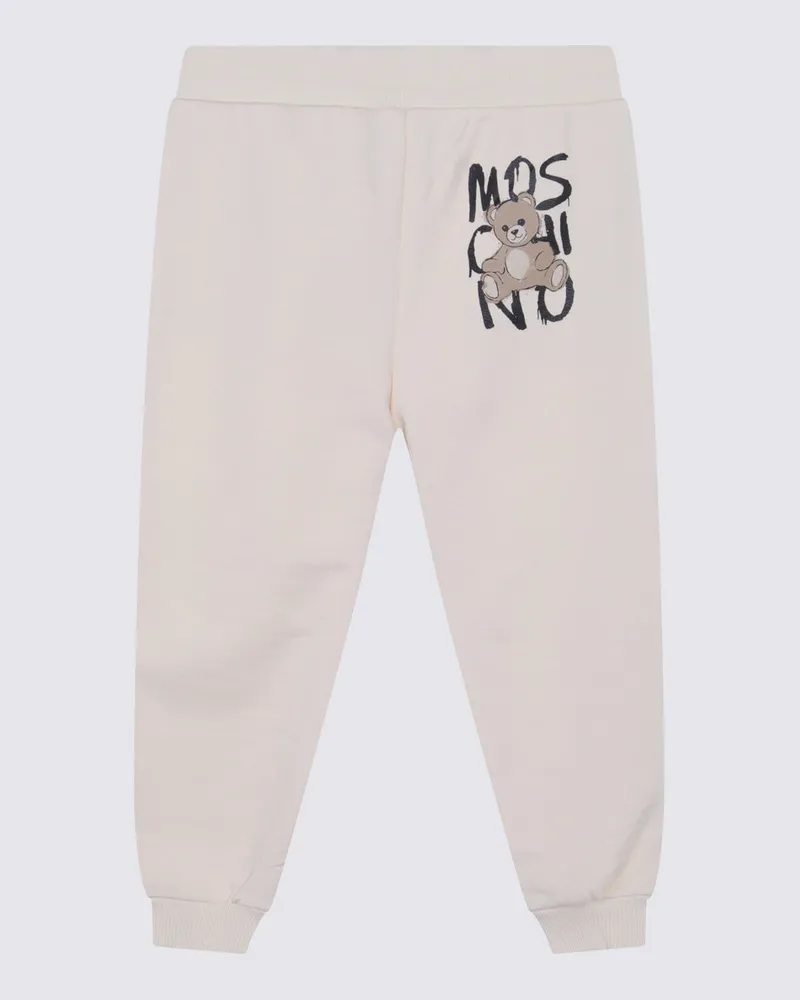 Moschino Kids' Trousers Ivory _co White